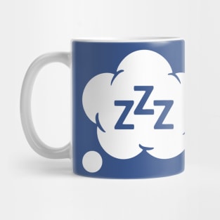 Sleep Cloud Symbol Illustration Mug